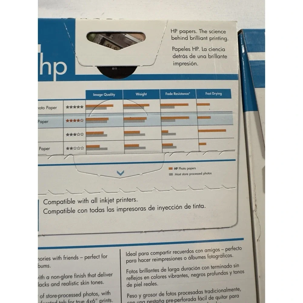 HP Premium Photo Paper 4x6 Lot of 4 Soft Gloss 100 Sheets 1 Glossy 60 Sheets